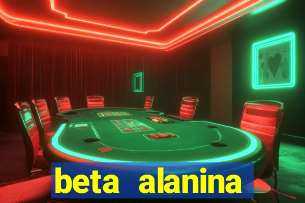 beta alanina aumenta a pressao